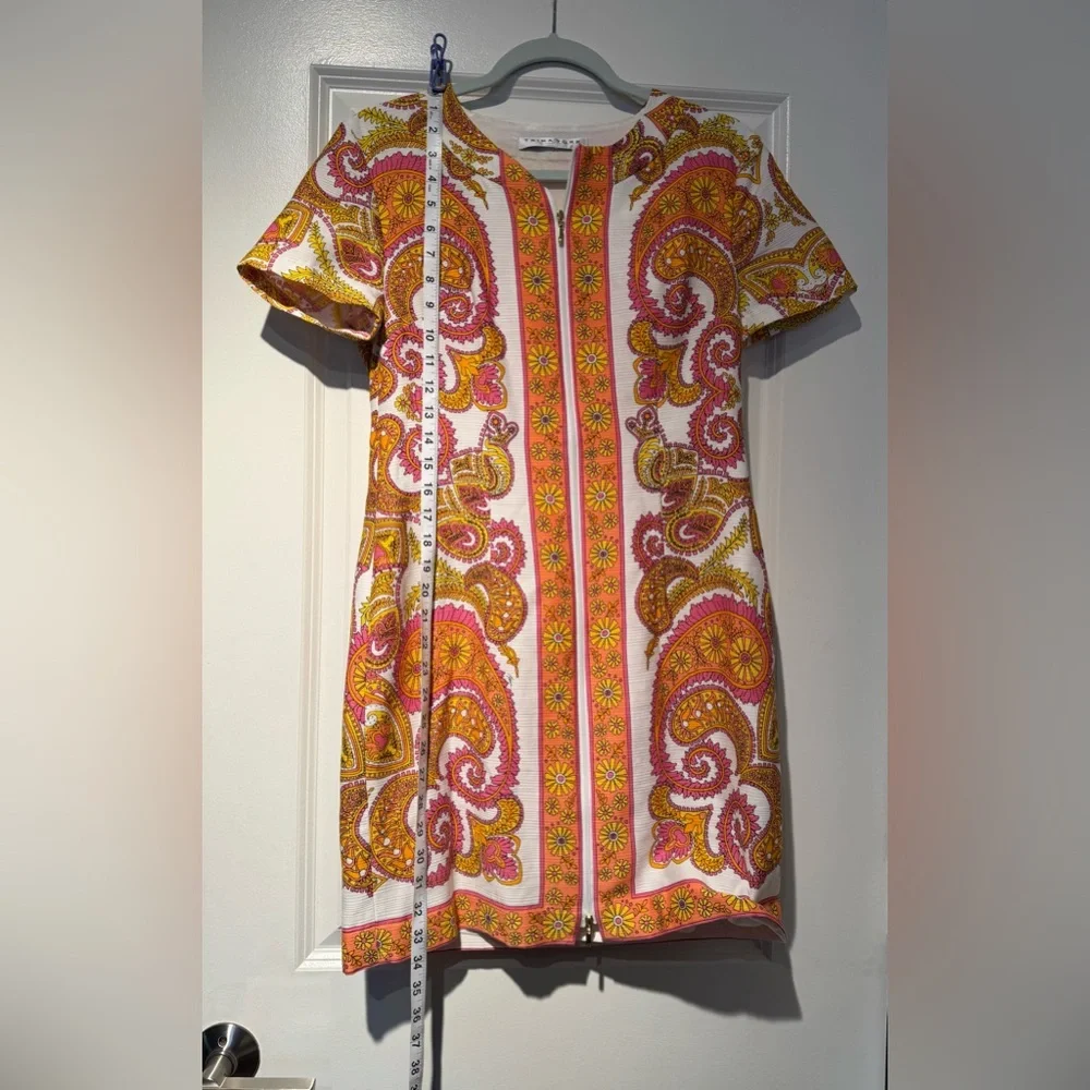 Trina Turk Arboretum Dress Cotton, California Arboretum Paisley size 6 - Picture 8 of 10